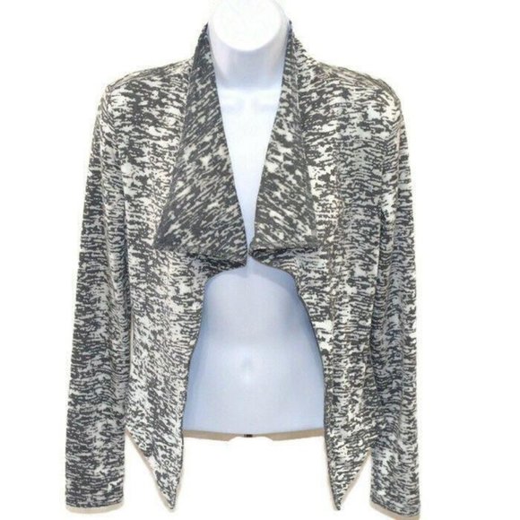 Soybu Open Cardigan Gray White Yoga Casual - Picture 1 of 6